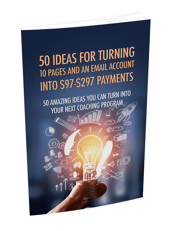 50 Ideas For Turning 10 Pages And An Email Account Into Profits Premium PLR Report