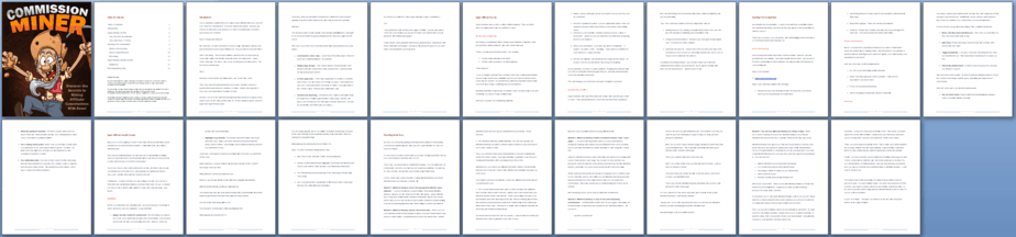 Commission Miner PLR Report Sneak Preview