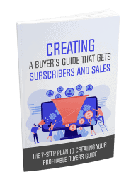 Creating A Buyers Guide That Gets Subscribers And Sales PLR Report