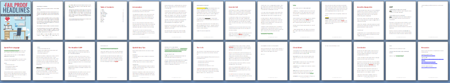 Fail Proof Headlines PLR Report Sneak Preview Fail Proof Headlines PLR Report Sneak Preview
