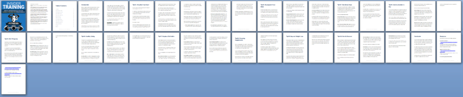 Fitness Insider Training PLR Report Sneak Preview