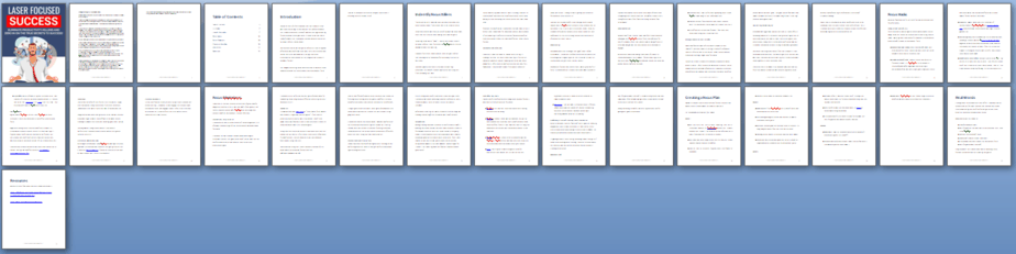 Laser Focused Business PLR Report Sneak Preview Laser Focused Business PLR Report Sneak Preview