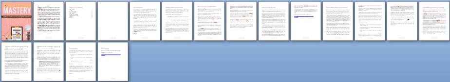 Market Research Mastery PLR Report Sneak Preview