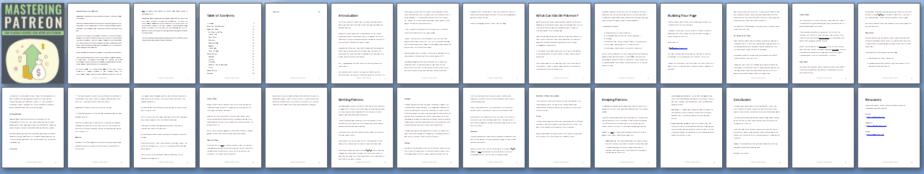 Mastering Patreon PLR Report Sneak Preview Mastering Patreon PLR Report Sneak Preview