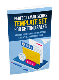 Perfect 4 Part Email Series Template Set For Getting Sales PLR Report
