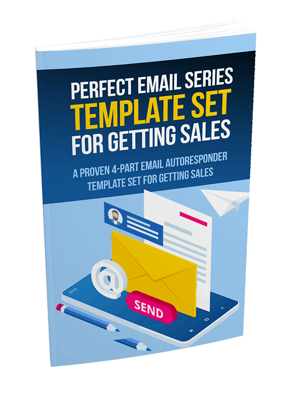 Perfect 4 Part Email Series Template Set For Getting Sales PLR Report