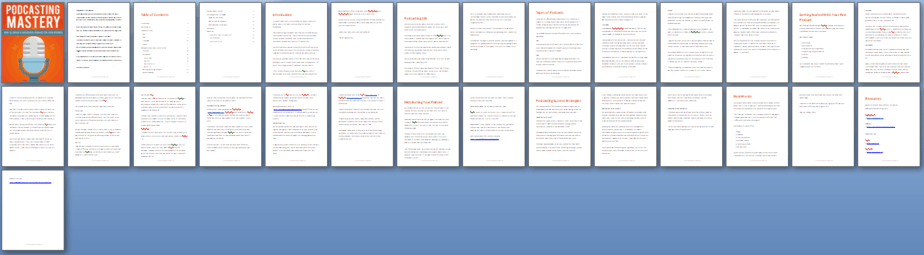 Podcasting Mastery PLR Report Sneak Preview Podcasting Mastery PLR Report Sneak Preview