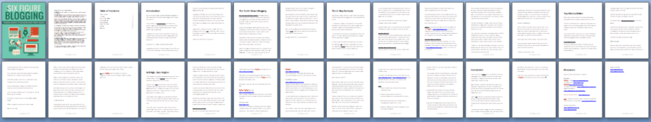 Six Figure Blogging PLR Lead Magnet Kit | Blogging PLR Report