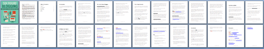 Six Figure Blogging PLR Report Sneak Preview Six Figure Blogging PLR Report Sneak Preview