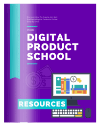 Digital Product School Sales Funnel with Master Resell Rights
