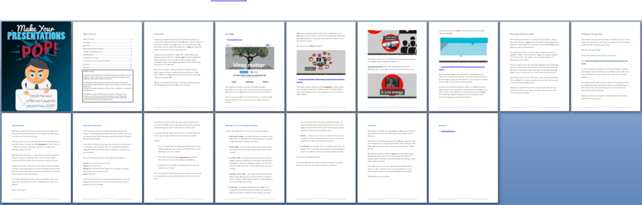 Effective Presentations PLR Report Sneak Preview Effective Presentations PLR Report Sneak Preview