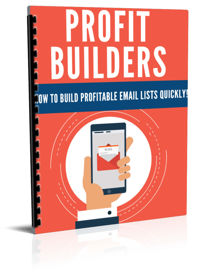 Profitable Email List Builders PLR Report eCover