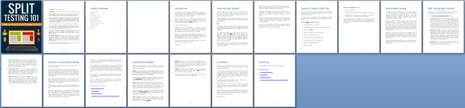 Split Testing PLR Report Sneak Preview Split Testing PLR Report Sneak Preview