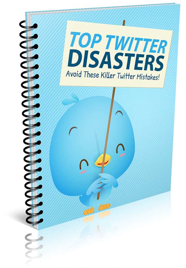 Top Twitter Disasters PLR Report eCover