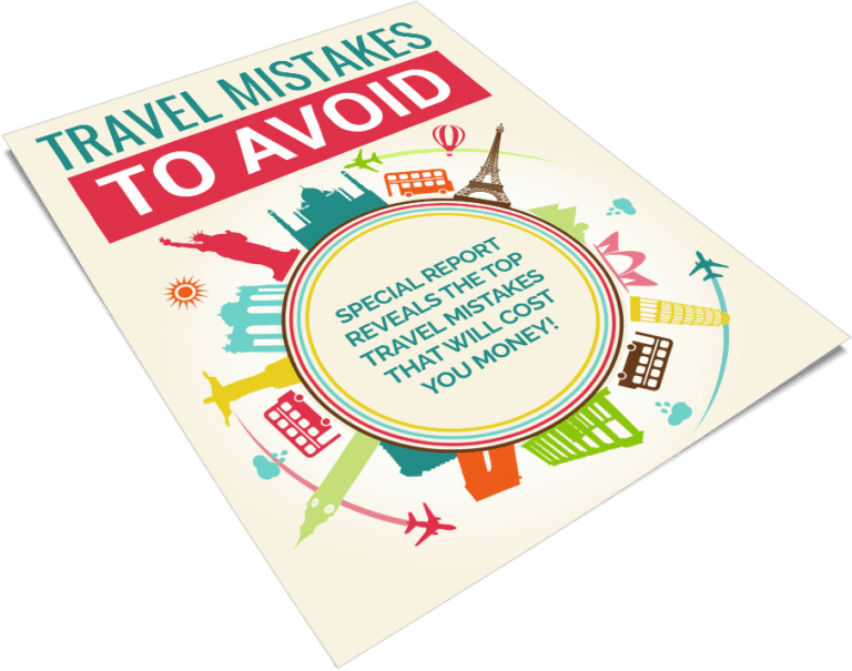 Travel Mistakes to Avoid PLR Lead Magnet Kit with Squeeze Page