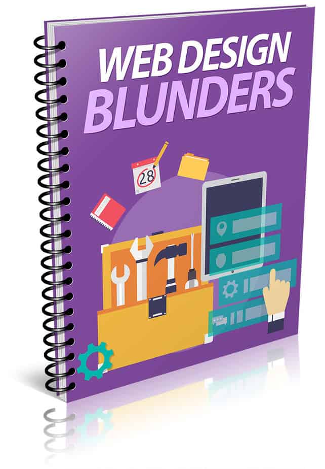 Web Design Blunders PLR Report eCover