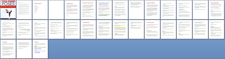 Yoga Power Poses PLR Report Sneak Preview Yoga Power Poses PLR Report Sneak Preview