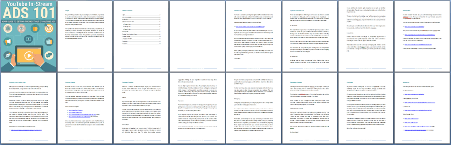 YouTube In Stream Ads 101 PLR Report Sneak Preview YouTube In Stream Ads 101 PLR Report Sneak Preview