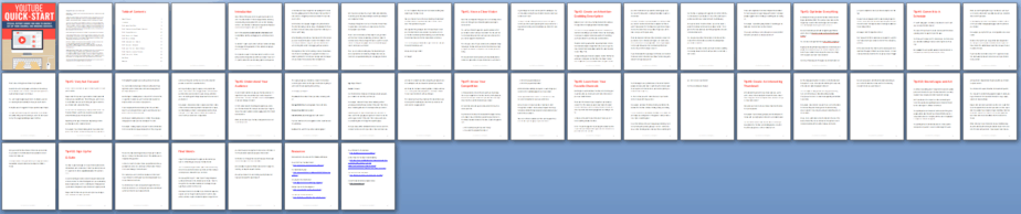YouTube Quick Start PLR Report Sneak Preview YouTube Quick Start PLR Report Sneak Preview