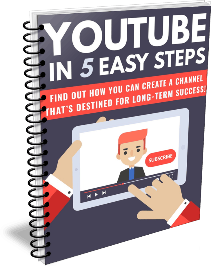 YouTube in 5 Steps PLR Report eCover