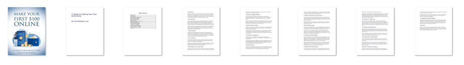 17 Ideas For Making Your First 100 Online Screenshot 17 Ideas For Making Your First 100 Online Screenshot