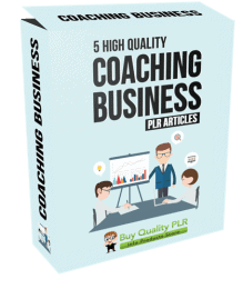 5 High Quality Coaching Business PLR Articles