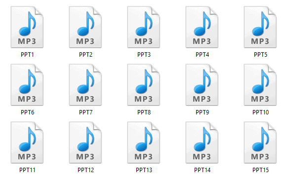 PLR Audio Files