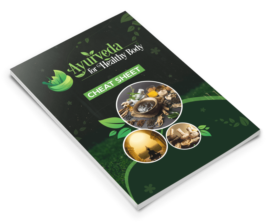 Ayurveda For Healthy Body PLR Cheat Sheet