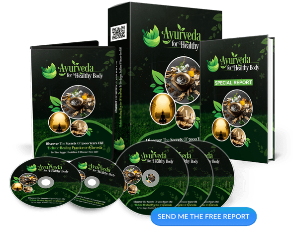 Ayurveda For Healthy Body PLR Squeeze Page Graphics