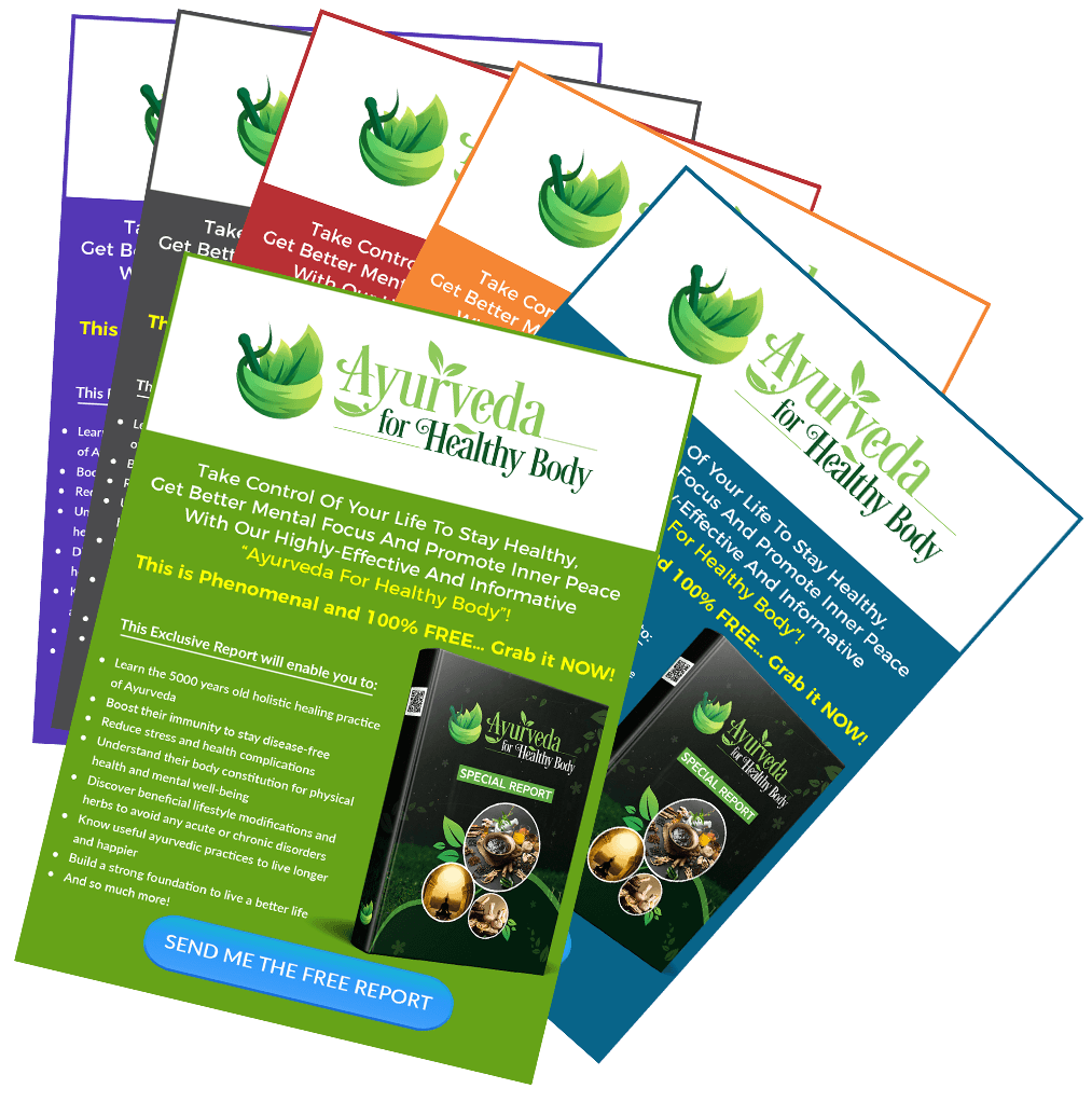 Ayurveda For Healthy Body PLR Squeeze Page