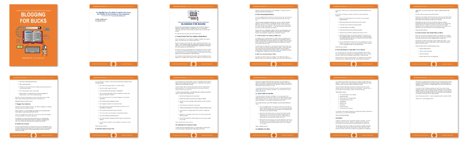 Blogcome Free Report Screenshot Blogcome Free Report Screenshot