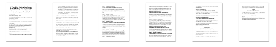 Blogcome Salesletter Screenshot Blogcome Salesletter Screenshot