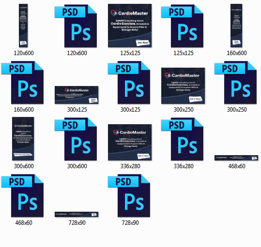 Cardio Master PLR Sales Funnel Animated Banners Cardio Master PLR Sales Funnel Animated Banners