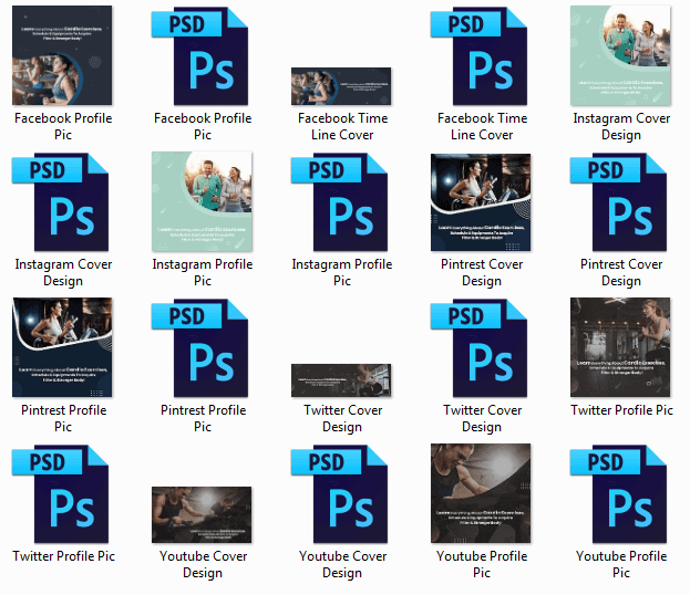 Cardio Master PLR Sales Funnel Social Media Graphics Cardio Master PLR Sales Funnel Social Media Graphics