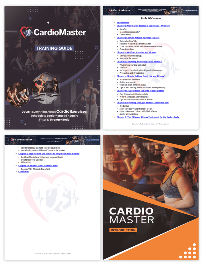 Cardio Master PLR Sales Funnel Training Guide Screenshot Cardio Master PLR Sales Funnel Training Guide Screenshot