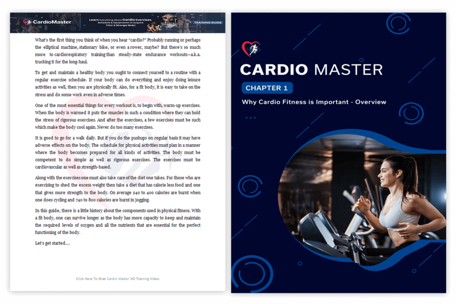 Cardio Master PLR Sales Funnel Training Guide Cardio Master PLR Sales Funnel Training Guide