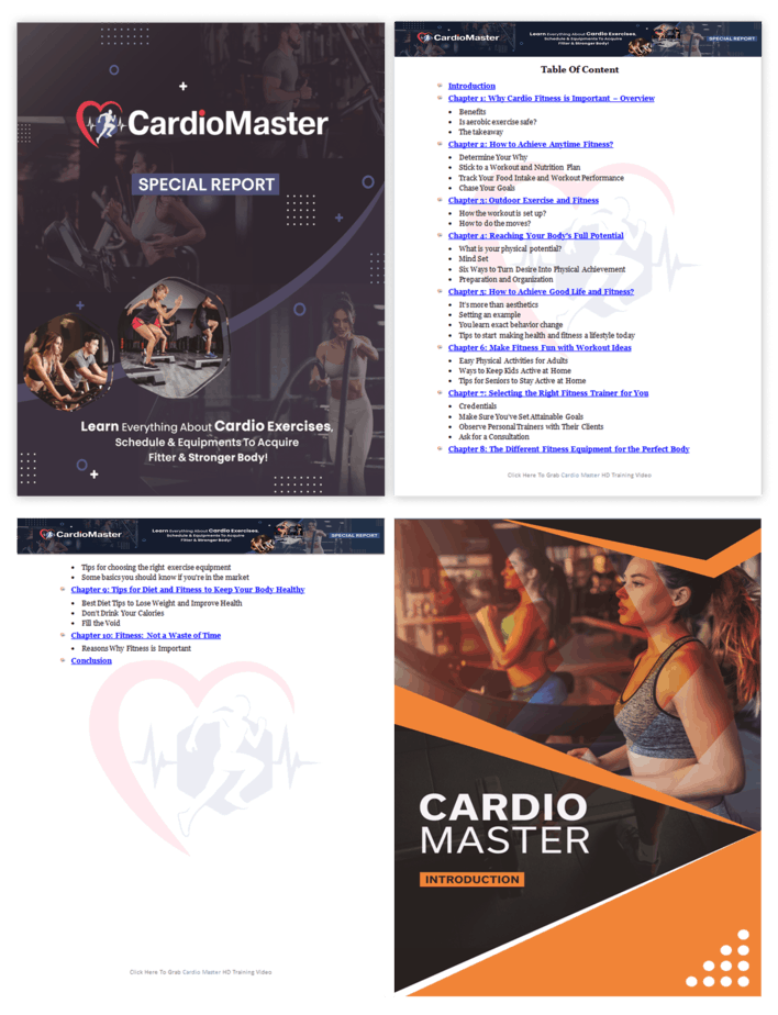 Cardio Master PLR Sales Funnel Upsell Squeeze Page Report Screenshot Cardio Master PLR Sales Funnel Upsell Squeeze Page Report Screenshot