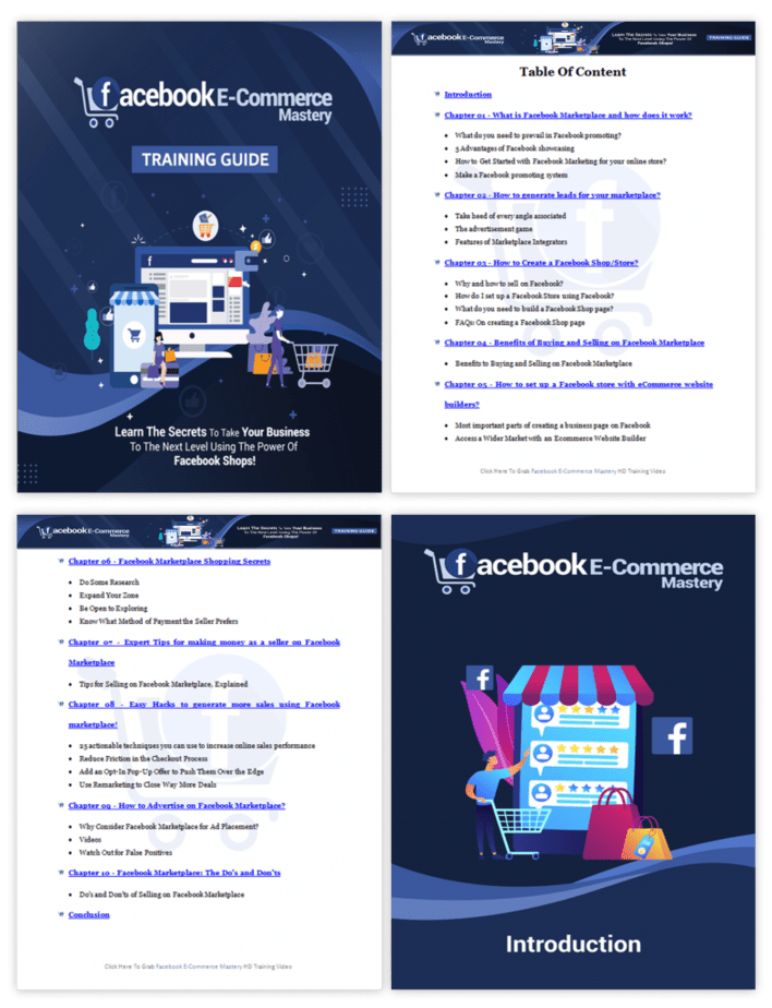 Facebook eCommerce Mastery PLR Sales Funnel | Facebook PLR Pack
