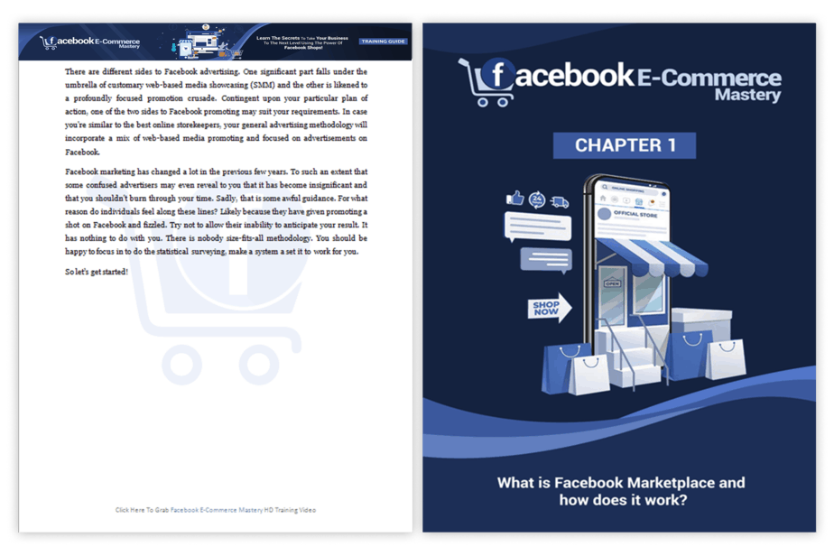 Facebook eCommerce Mastery PLR Sales Funnel Training Guide
