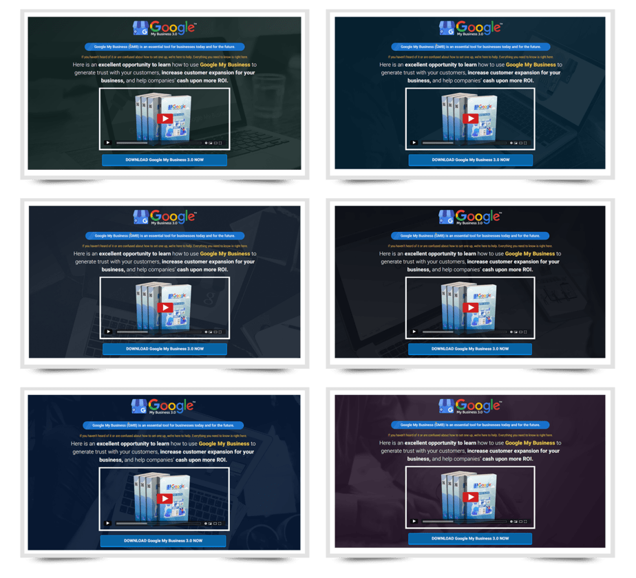 Google My Business 3.0 PLR Sales Funnel Professional Minisites