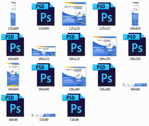 Google Smart Ads Mastery PLR Sales Funnel Animated Banners Google Smart Ads Mastery PLR Sales Funnel Animated Banners