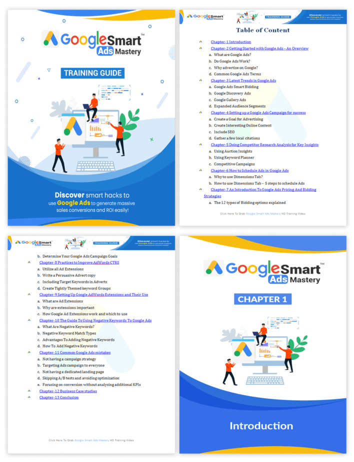Google Smart Ads Mastery PLR Sales Funnel Training Guide Screenshot