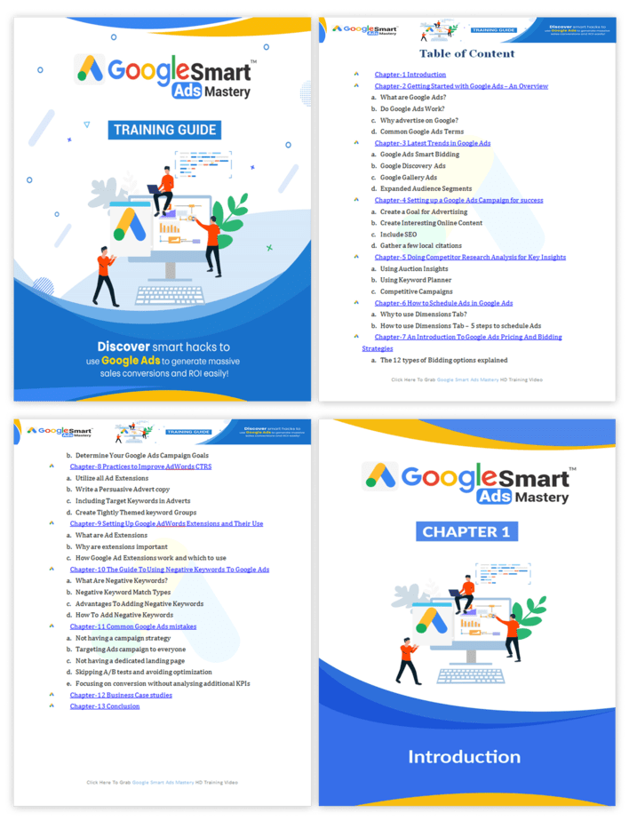 Google Smart Ads Mastery PLR Sales Funnel Training Guide Screenshot Google Smart Ads Mastery PLR Sales Funnel Training Guide Screenshot