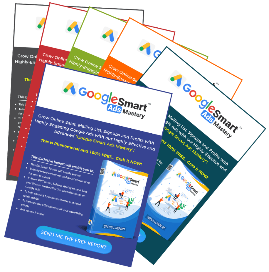 Google Smart Ads Mastery PLR Sales Funnel Upsell Squeeze Page