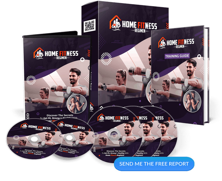 Home Fitness Regimen PLR Sales Funnel Squeeze Page Graphics