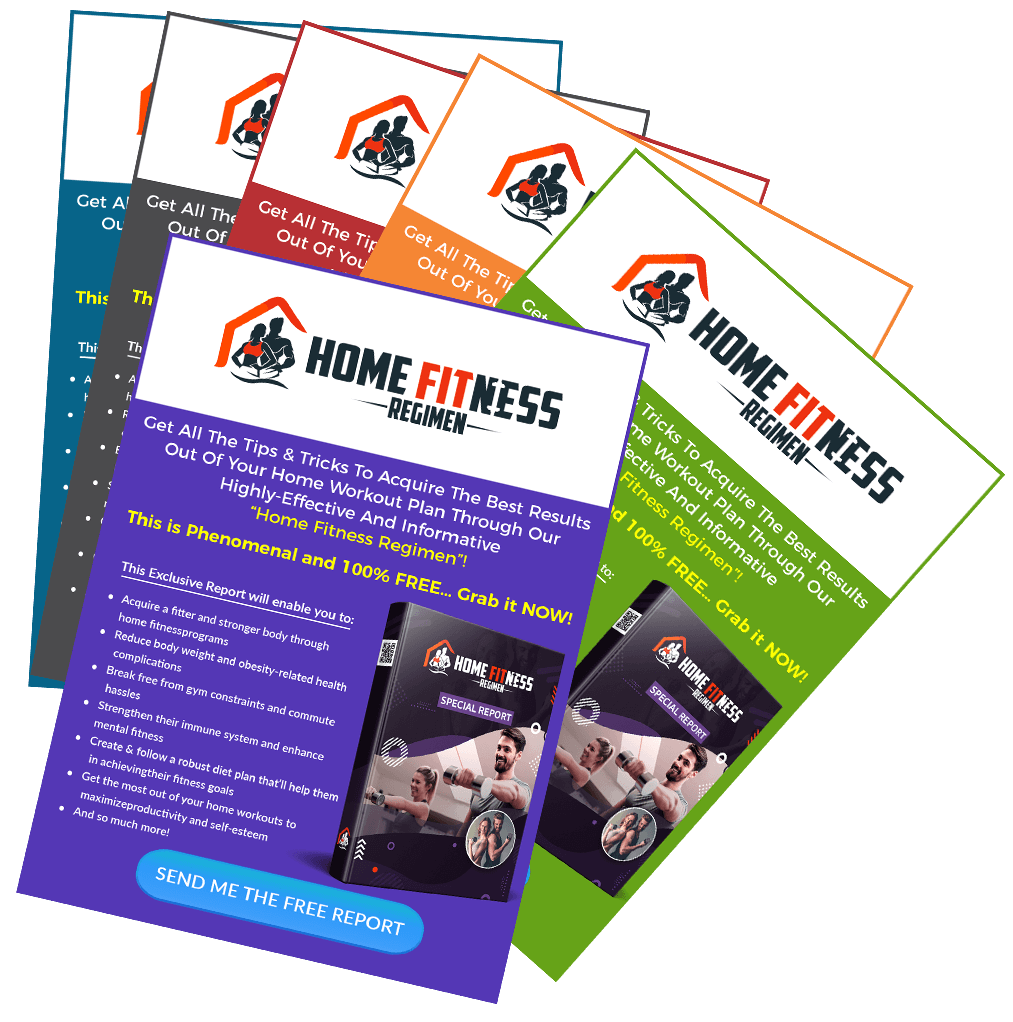Home Fitness Regimen PLR Sales Funnel Squeeze Page Home Fitness Regimen PLR Sales Funnel Squeeze Page