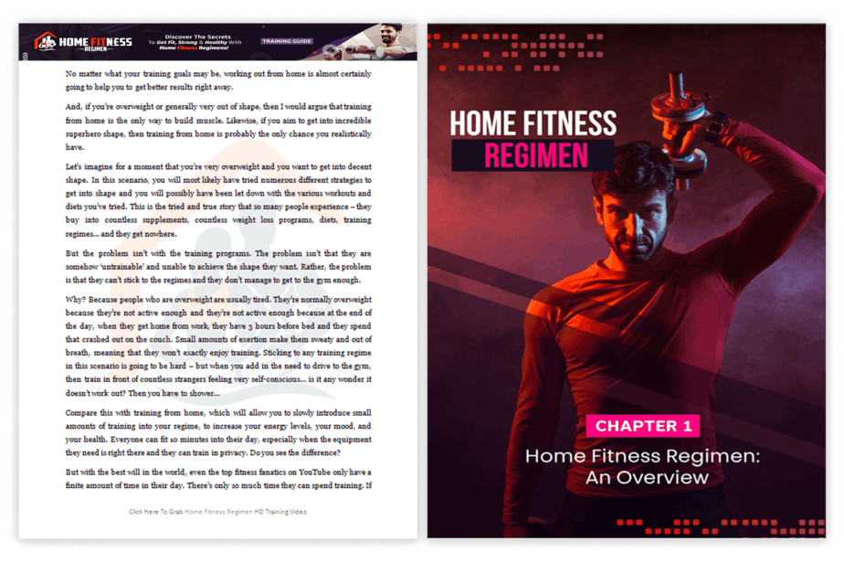Home Fitness Regimen PLR Sales Funnel Training Guide Home Fitness Regimen PLR Sales Funnel Training Guide