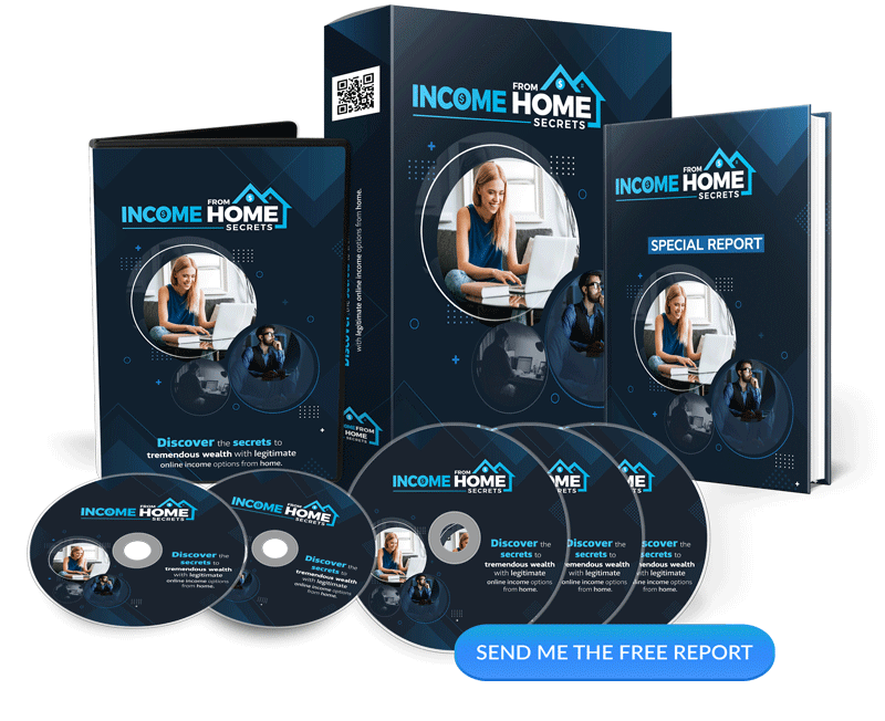 Income from Home Secrets PLR Sales Funnel Upsell Squeeze Page Graphics