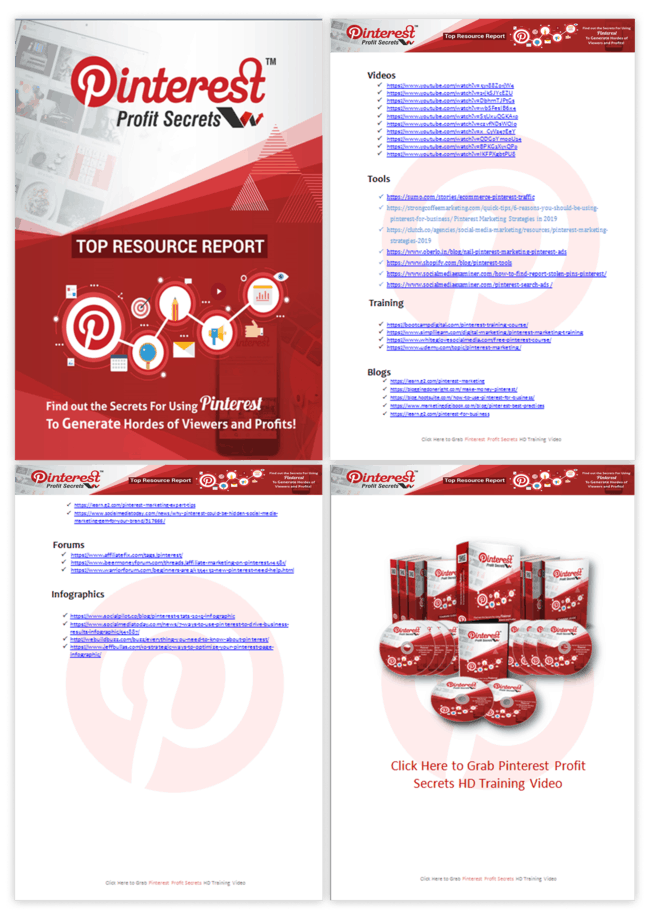 Pinterest Profit Secrests PLR Top Resource Report Screenshot Pinterest Profit Secrests PLR Top Resource Report Screenshot