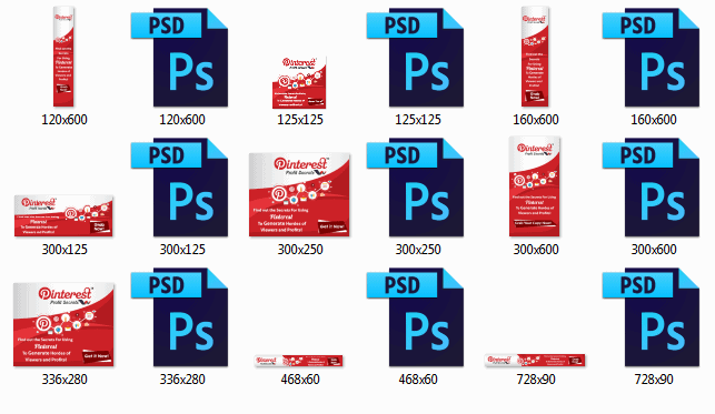 Pinterest Profit Secrets PLR Animated Banners Pinterest Profit Secrets PLR Animated Banners